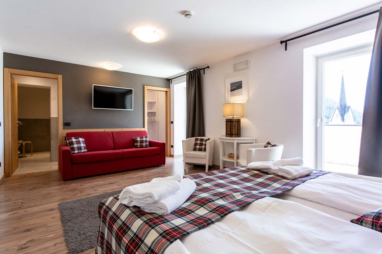 Ciasa Alpina Relax Hotel | Camera superior Mezdì | Rigenerarsi a Moena, in Val di Fassa